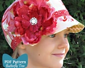 Newsboy Hat Sewing Pattern - Unisex Infant and Child Sizes - PDF