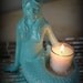Mermaid Coastal Decor - Cast Iron Mermaid Candle Holder
