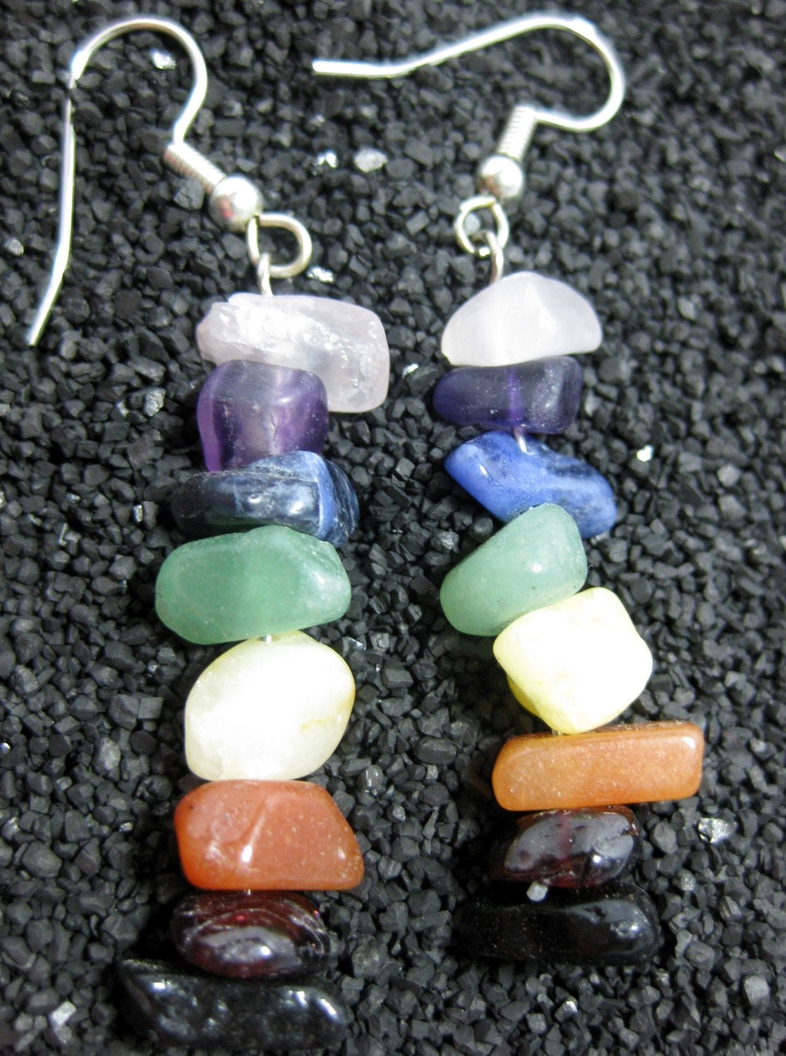 Chakra Gemstone Earrings - FREE SHIPPING