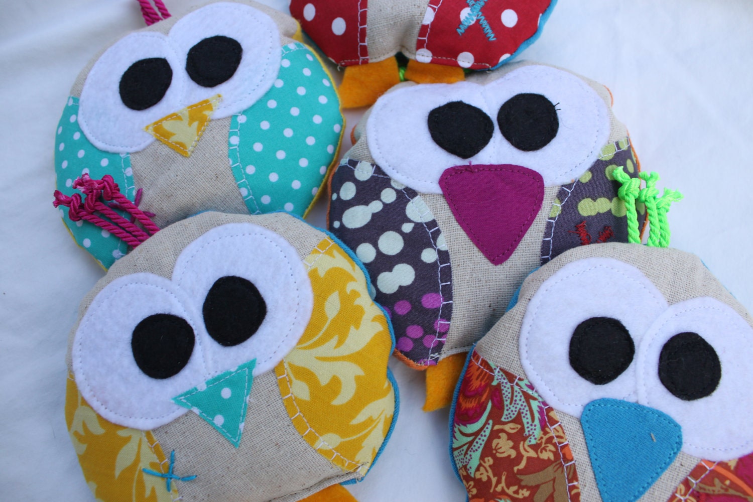 Owl ouchie bag, owie ice pack, Bird, bridie, owl, party favor, wholesale, cold pack, heat pack, boo bag, Easter basket filler