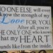 Mother's Love Baby Sign - No one else will ever know the strength of my love for you.