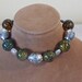 Beaded Moss Agate Bracelet, Gemstone bracelet, Green Bracelet, Handmade Jewelry