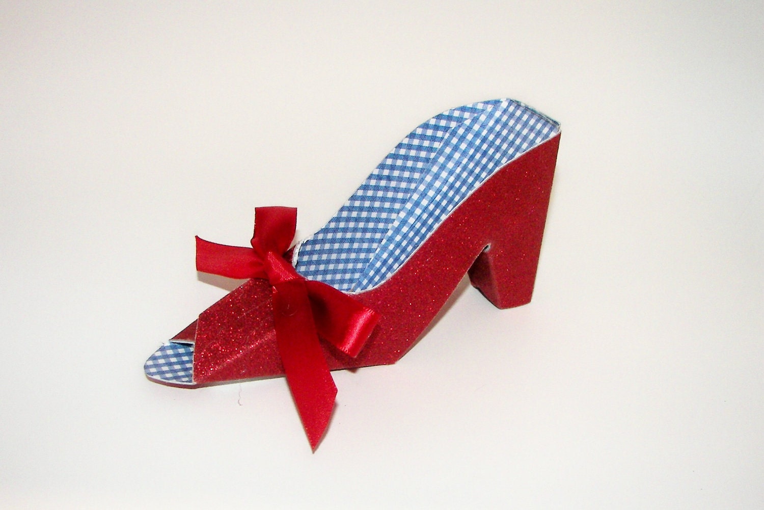 Wizard of Oz Paper Shoe Dorothy's Ruby Slipper Gift Box Favor Box Il_570xn