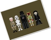 Pixel People - Star Wars - Enemies - PDF Cross stitch Pattern - INSTANT DOWNLOAD