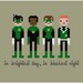 Pixel People - Green Lanterns of Sector 2814 - PDF Cross Stitch Pattern - INSTANT DOWNLOAD