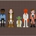 Pixel People - Star Wars - Allies - PDF Cross-stitch Pattern - INSTANT DOWNLOAD