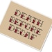 Death Before Decaf PDF Cross-stitch Pattern - INSTANT DOWNLOAD