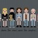 Pixel People - Empire Records - PDF Cross-stitch Pattern - INSTANT DOWNLOAD