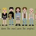 Pixel People - Empire Records - PDF Cross-stitch Pattern - INSTANT DOWNLOAD
