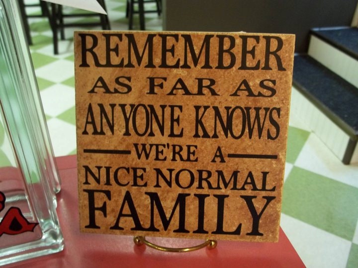 Nice Normal Family 6x6 Decal