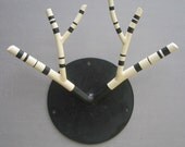 Mega Antler Hook W/ Stripes (BLK/WHT)