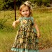 Reverse Ruffle Back Knot Dress Sizes 6-12 M, 12-18 M, 18-24 M, 2, 3, 4, 5