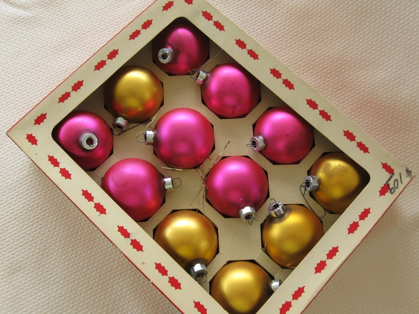 Vintage Christmas Ornaments, Balls