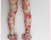 Floral high stockings for unoa and minifee
