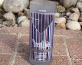 Three Olives Purple Grape Vodka Vase / Luminary made from a liquor bottle