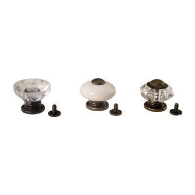 Tim Holtz Idea-ology CURIO KNOBS 92840, 3/Pkg...Vintage victorian inspired antique hardware