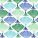Good Fortune - Fans in Blue by Kate Spain for Moda Fabrics