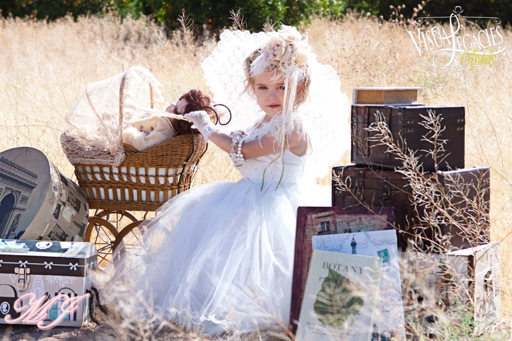 Heavenly Flower Girls Dress
