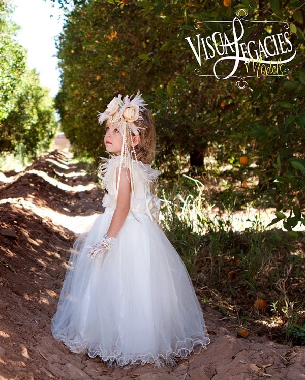 Heavenly Flower Girls Dress