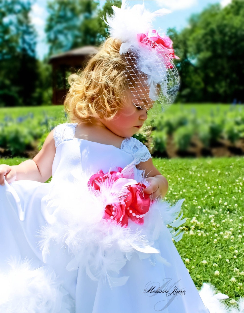 Here Comes the Bride Flower Girl Dress