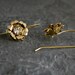 Gold Blossom Earrings, Flower Gold Earrings,Rose Gold Earrings,Crystal Earrings, Wedding Jewelry,wedding Earrings