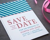 Striped Preppy Spencer Save the Date