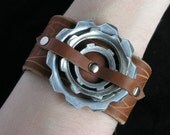 Steampunk Gear Rose Cuff