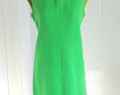 1960's Vintage Greed Lillie Rubin Mod Twiggy  Shift Dress/ Frock M/L
