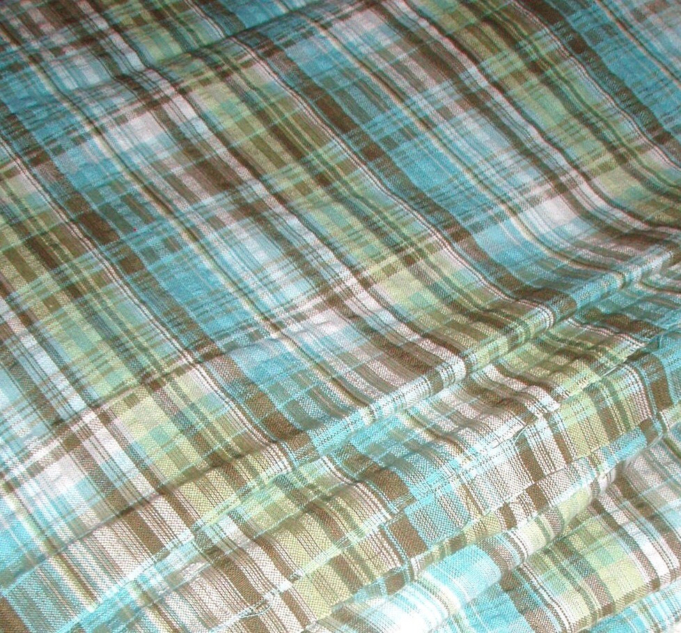 Madras Plaid Fabric