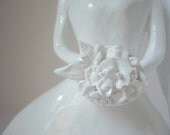 Wedding Cake Topper - Bride and Groom - Handmade by oenopia