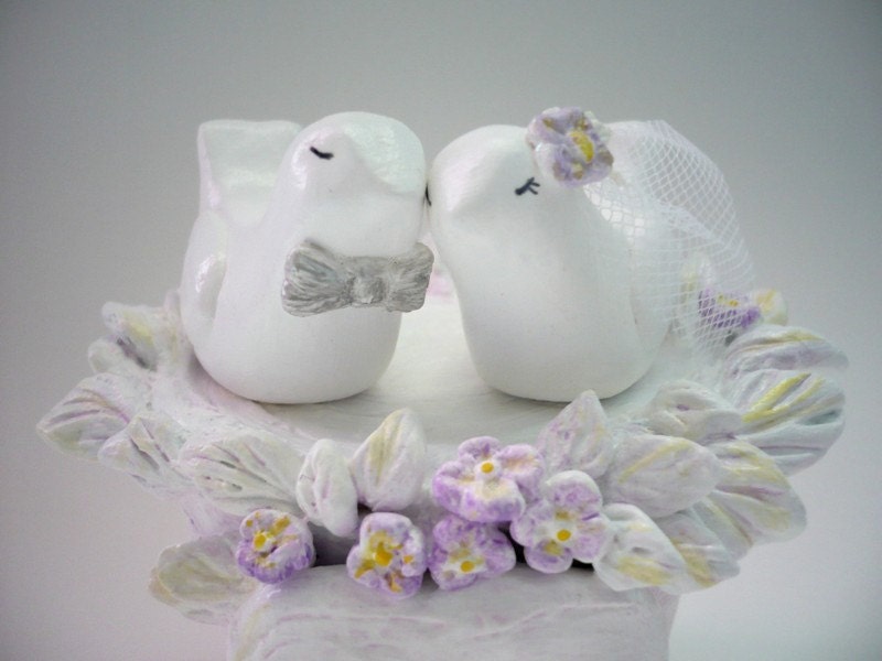 Ready to Ship - Lavender Wedding Cake Topper