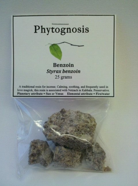 Sumatra Benzoin (Gum Benjamin) - Styrax benzoin - Incense resin - protection, love, and peace