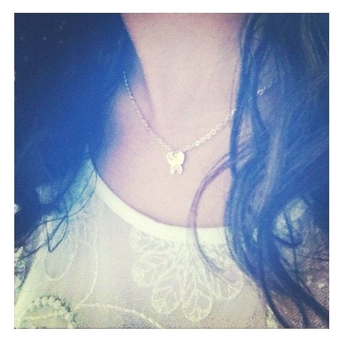 Etched Gold Butterfly Chocker Necklace - Engraved Detail