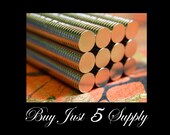 20  1/2" Neodymium Rare Earth MAGNETS.... Strong for Scrabble Tiles - Glass Tiles - Bottle Caps -Dominoes - Button Magnets