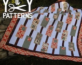PDF Quilt Pattern MOD Rectangles, Twin Size, Simple and Easy, Modern and Fun,  from Yards and Yards