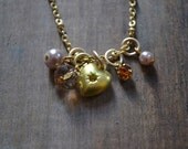 I Heart Gold Necklace