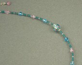 Primrose Garden glass necklace