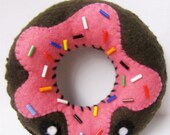 Chocolate Donut Felt Food