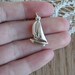 The Sterling Silver Sailboat Necklace - simple everyday nautical jewelry
