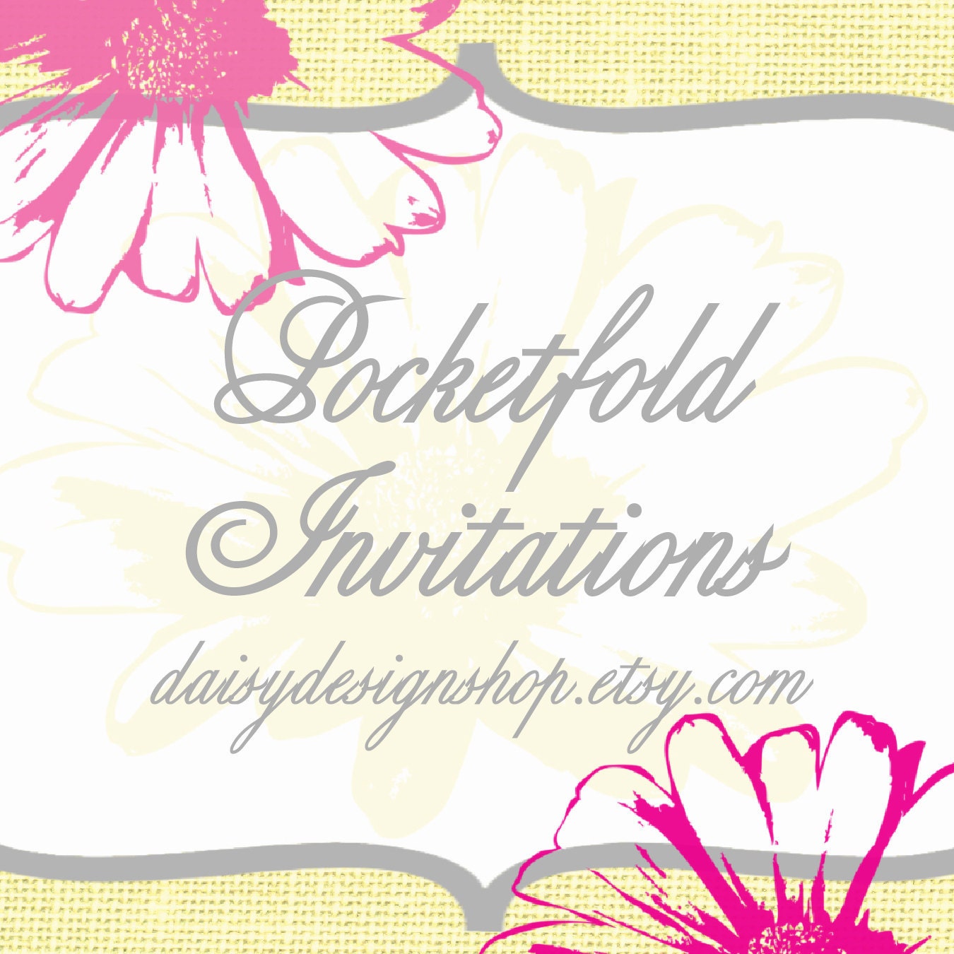Pocketfold Invitation Sample