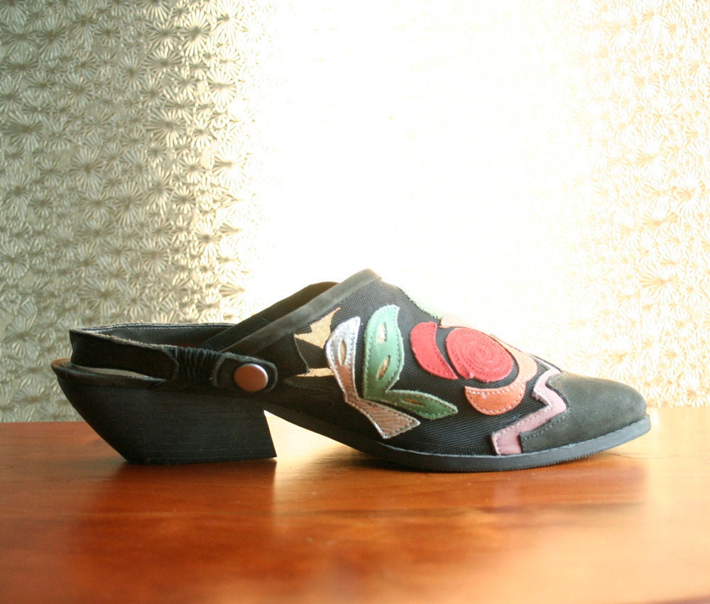 Vintage Mules Size 7 Euro 37.5