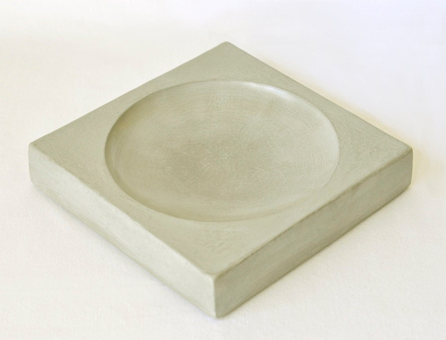 Concrete Coin Dish