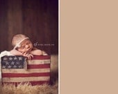 SALE - Soft, Cozy, Cuddly Faux Fur Nest - Perfect Newborn Photography Prop - Plush Long Pile - Tan Faux Fur Photography Prop