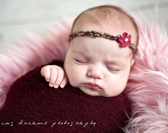 SALE - Soft Pink, Cozy, Cuddly Faux Fur Nest - Perfect Newborn Photography Prop - Plush Long Pile