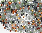 144 pc 1 gross 3mm/10ss hot fix rhinestones in HALLOWEEN blend DIY