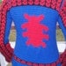 Handmade/Custom Superhero Inspired - Sweater (Spider-Man, Batman, Robin, Superman, Freakazoid, Captain America)