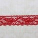 Flat Lace Trim - pink, lavender, or red - 10 yards - 2 inches wide