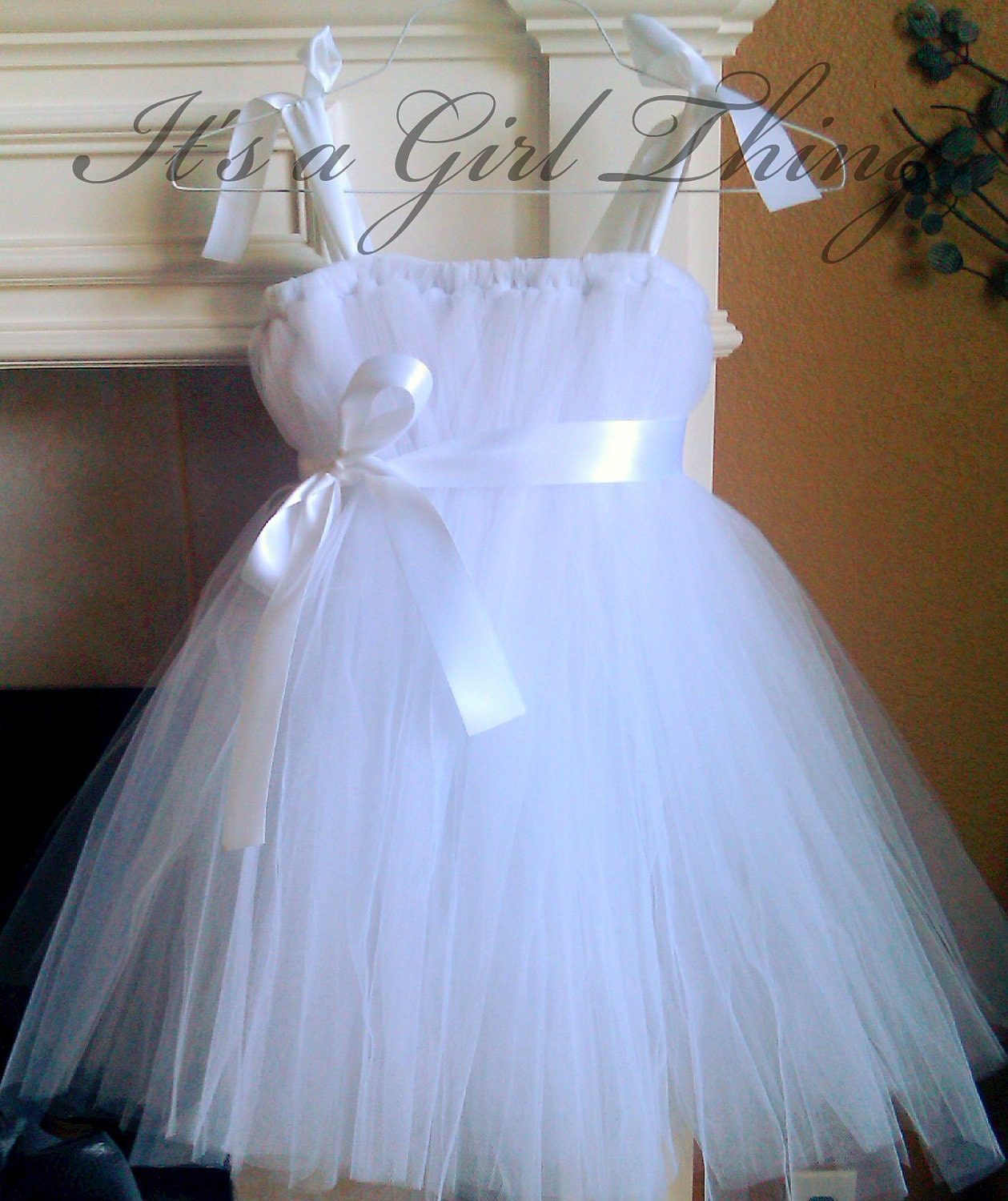 White Tutu Dress - Newborn - 24 months