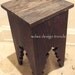 TREASURY ITEM Vintage Moorish Stool/Plant Stand