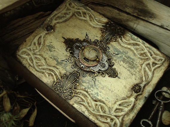 Nimloth of Eressea - Blank Journal, Fantasy inspired Mixed Media